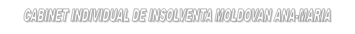 Cabinet individual de insolvență Moldovan Ana-Maria